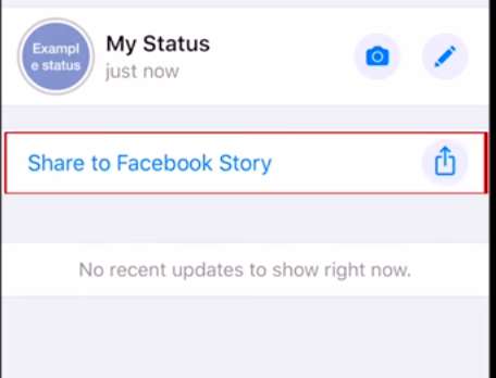 How to Share WhatsApp Status to Facebook Story