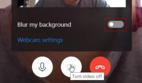 Blur Background on Skype Video Calls