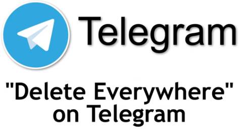 How to Delete Everywhere Messages Telegram