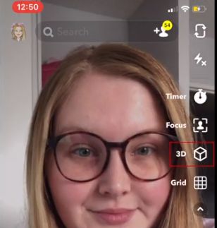 Take 3D Selfies on Snapchat