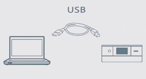how to connect a printer and a personal computer using usb cable